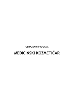 4-14 Medicinski kozmeticar