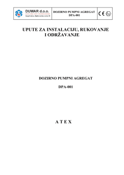 BITNE SIGURNOSNE MJERE