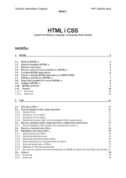 HTML i CSS - Amazon Web Services