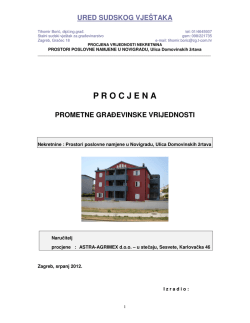 Elaborat o procjeni - Novigrad