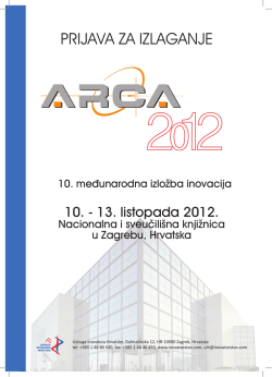 PRIJAVA ZA IZLAGANJE