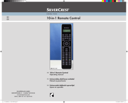 10-in-1 Remote Control