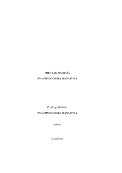 Malbasa_Predrag DVA CRNOGORSKA