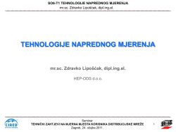 TEHNOLOGIJE NAPREDNOG MJERENJA - moja