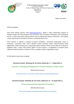 PETROLEUM ENGINEERING SUMMER SCHOOL (PESS)