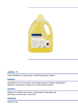 LABUDOL PT Tekući deterdžent za ručno pranje i dezinfekciju