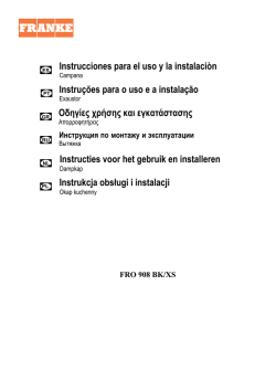 Instrucciones para el uso y la instalaci&ograve;n Instru&ccedil;&otilde;es para o