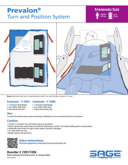 Prevalon&reg; - Sage Products Inc.