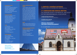 5. SIMPOZIJ I GODI&Scaron;NJI SASTANAK 5th SYMPOSIUM