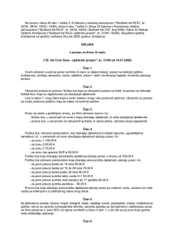 "Službeni list RCG", br. 42/03, 28/04, 75/05 i