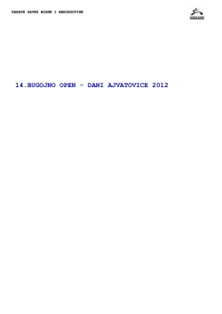 Discipline - Karate klub Bugojno