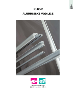KLIZNE ALUMINIJSKE VODILICE