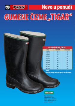 GUMENE ČIZME&bdquo;TIGAR&ldquo;