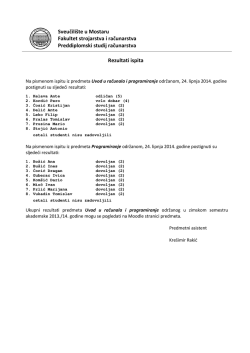 ovdje - Fakultet strojarstva i računarstva