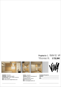 Da pogledate glavni projekat kupatila Nebojsa V kliknite