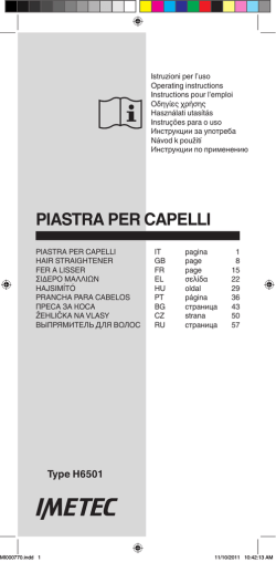 PIASTRA PER CAPELLI