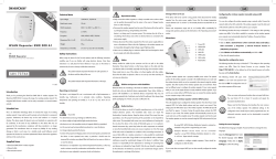 Introduction Intended use Supplied items