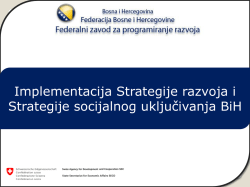 Izrada Izvje&scaron;taja o razvoju FBiH - Federalni zavod za programiranje