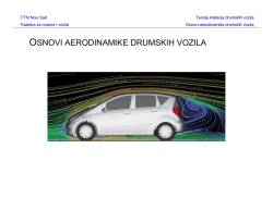 OSNOVI AERODINAMIKE DRUMSKIH VOZILA