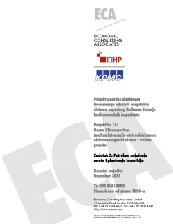 Projekt podr&scaron;ke direktnom finansiranju održivih