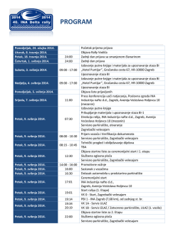 PROGRAM PROGRAM - 40.ina delta rally