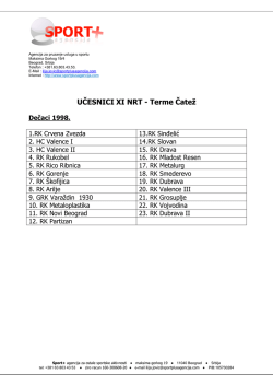 dečaci 1998 XI NRT-TČ