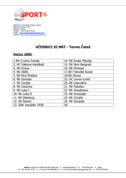 dečaci 2000 XINRT-TČ