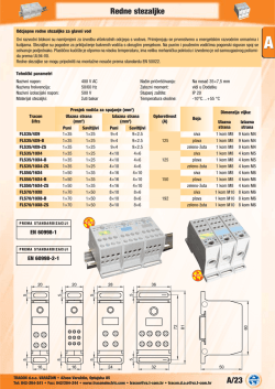 A/23 Redne stezaljke