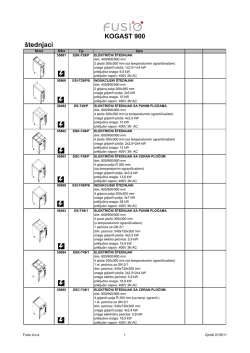 KOGAST 900 &scaron;tednjaci