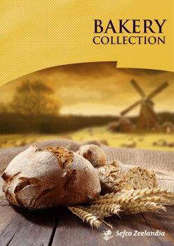 BAKERY - Sefco Zeelandia