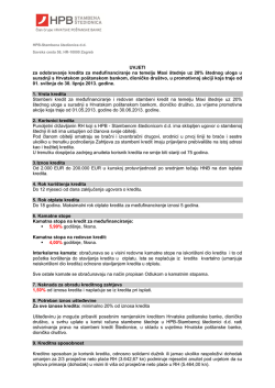 HRVATSKA PO&Scaron;TANSKA BANKA d