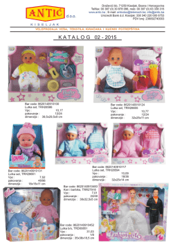 Katalog 02 2015 - Antić doo Kiseljak