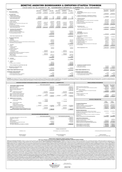 Ισολογισμός Χρήσης 2012