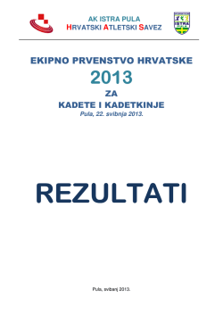 EKIPNO PRVENSTVO HRVATSKE