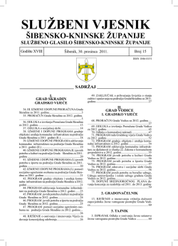 15/11 - &Scaron;ibensko-kninska županija