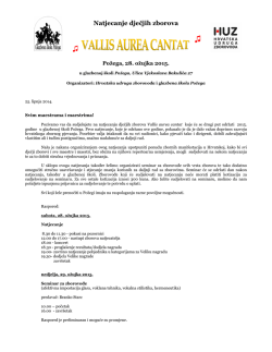 Natjecanje dječjih zborova