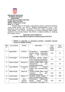 602-01/10-01/34 UBROJ: 2106/01-05-01