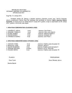 Za MO SUMPETAR izbori će se održati u TURIST