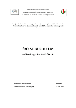 &Scaron;KOLSKI KURIKULUM 2013-2014.PDF