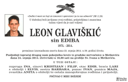 LEON GLAVI&Scaron;KIĆ