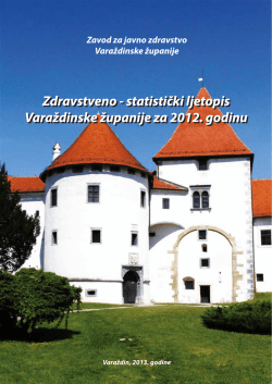 Zdravstveno - statistički ljetopis Varaždinske županije za 2012. godinu