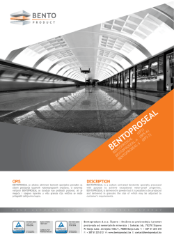 BENTOPROSEAL - Bento product