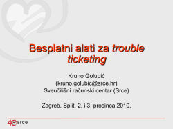 Besplatni alati za trouble ticketing
