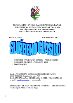 NOGOMETNI SAVEZ ZAGREBAČKE ŽUPANIJE