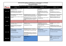 međunarodni simpozij demokracija, participacija