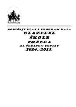 Godi&scaron;nji plan i program