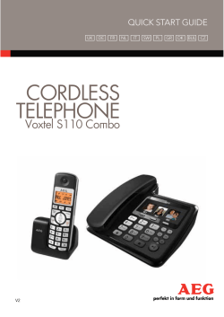 CORDLESS TELEPHONE - Link to AEG