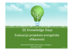 Evaluacija projekata energetske efikasnosti