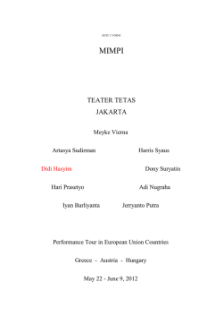 TEATER TETAS JAKARTA