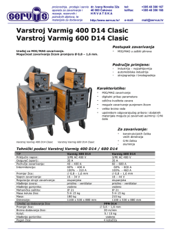 Varstroj Varmig 400 D14 Clasic Varstroj Varmig 600 D14 Clasic